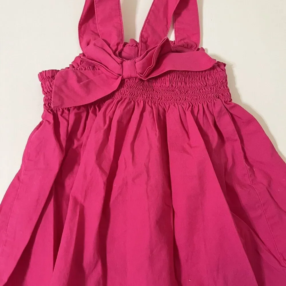 Gymboree Floral Mermaid Pink Smocked Dress and Bloomers Girls Size 6-12 Months